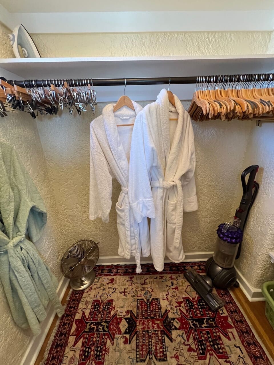 Robes and hangars for your stay