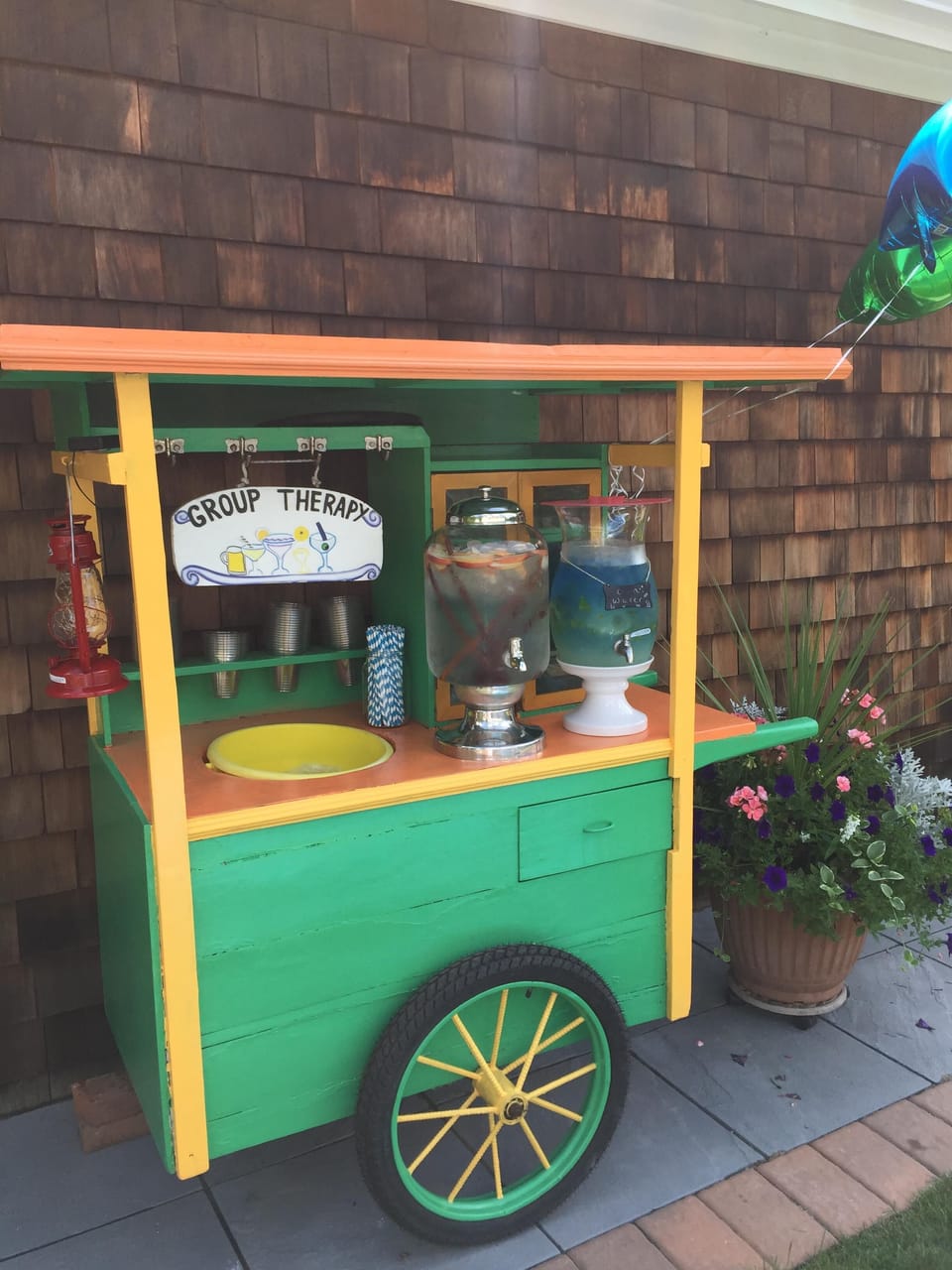 The beverage cart ensures you're never far from refreshments!