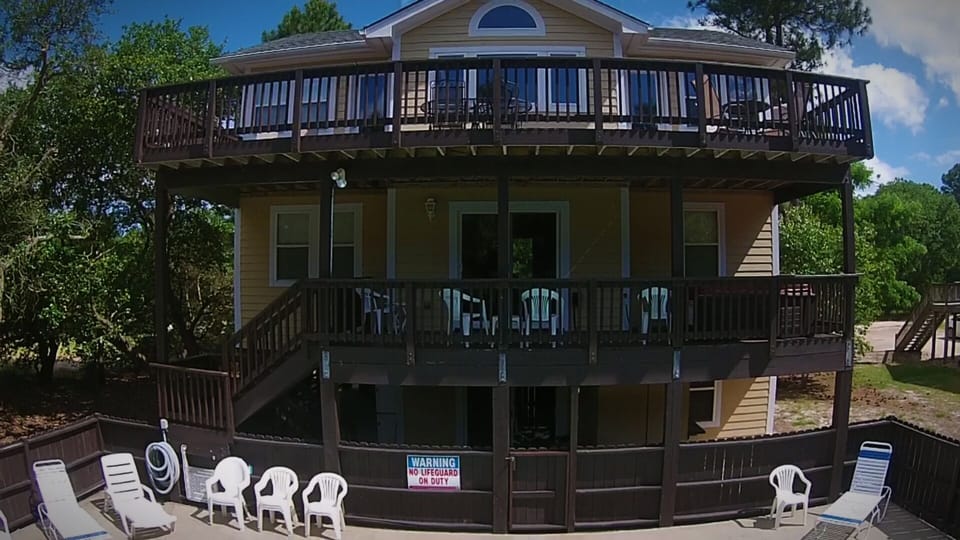 rear view of home