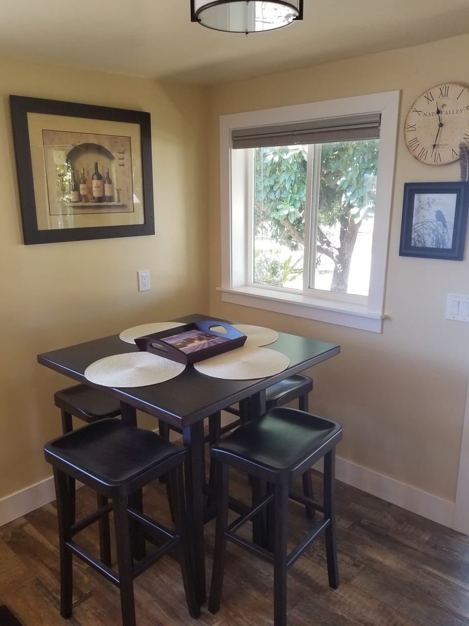 Bistro table in the kitchen 