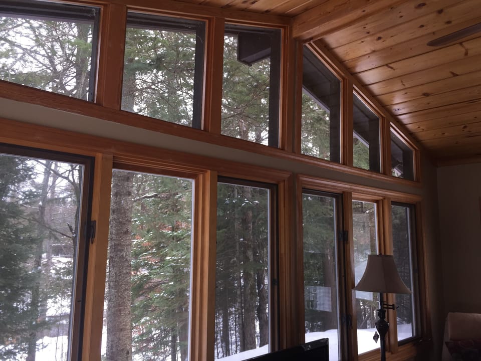 Living room window view