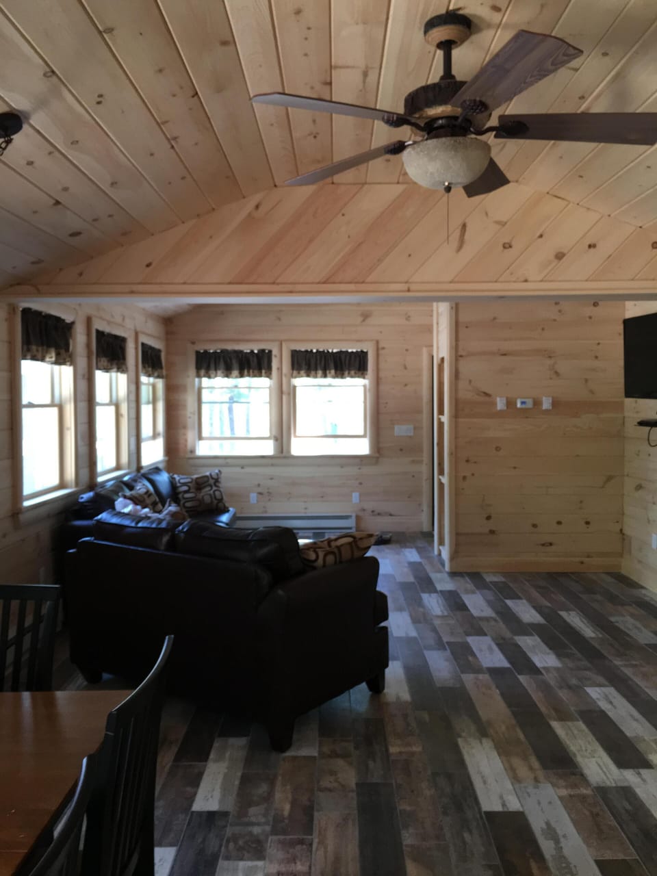 Large living/kitchen area