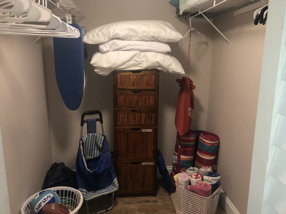 Master walk-in closet