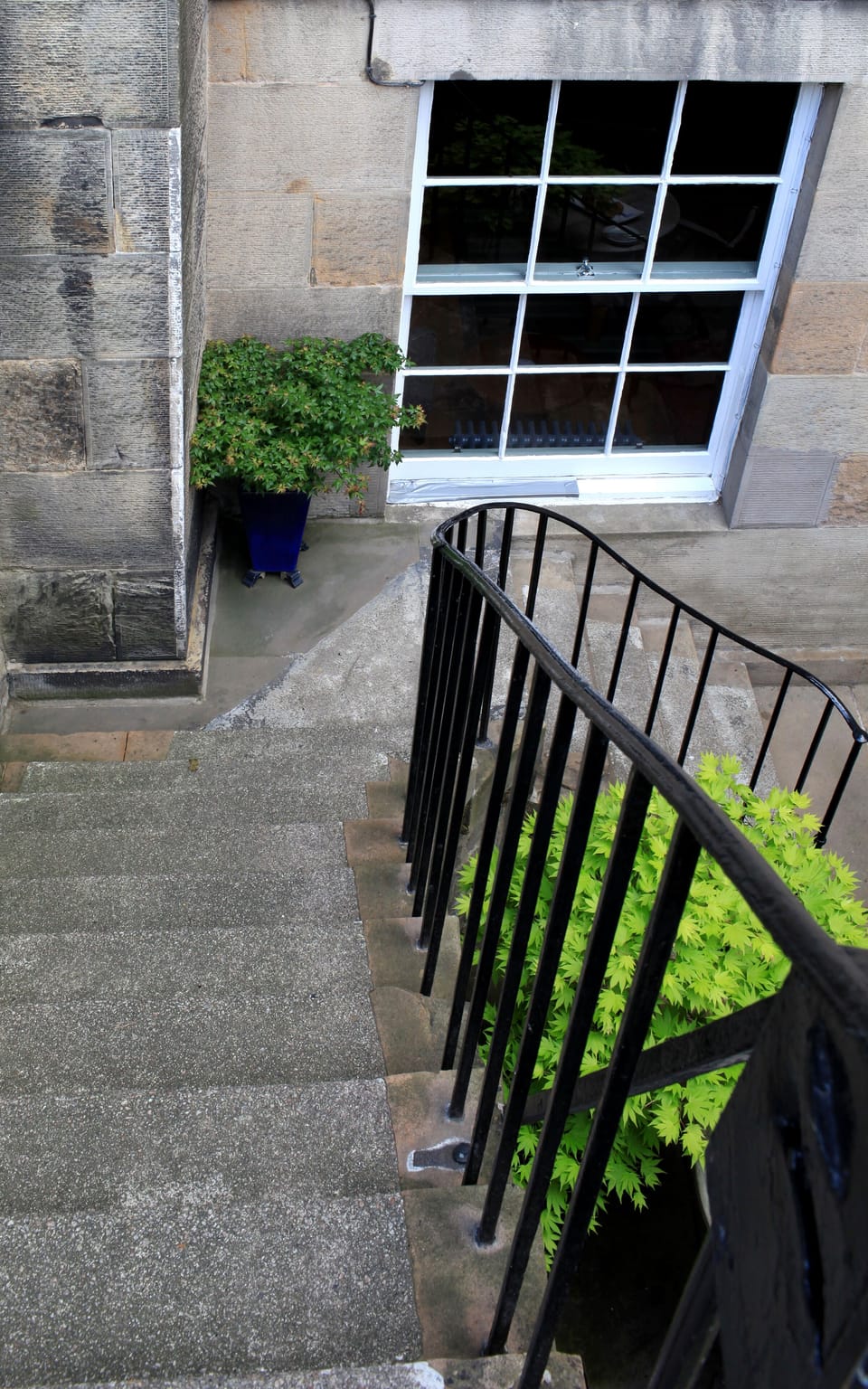 Entrance:  a short descent to your private haven.