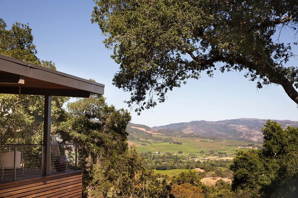 Stunning Sonoma Valley views on 3 sides of the house