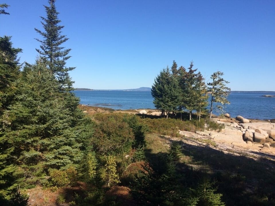 Water view near Bar Harbor