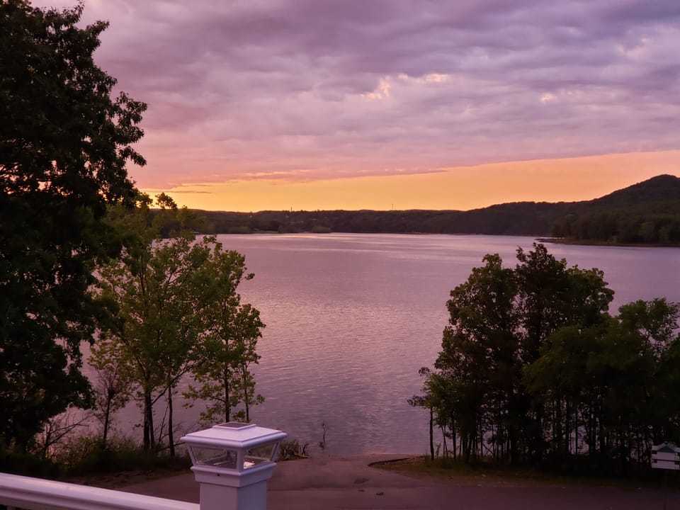 Right on the water! Best location , gentle slope all the way into the water!!