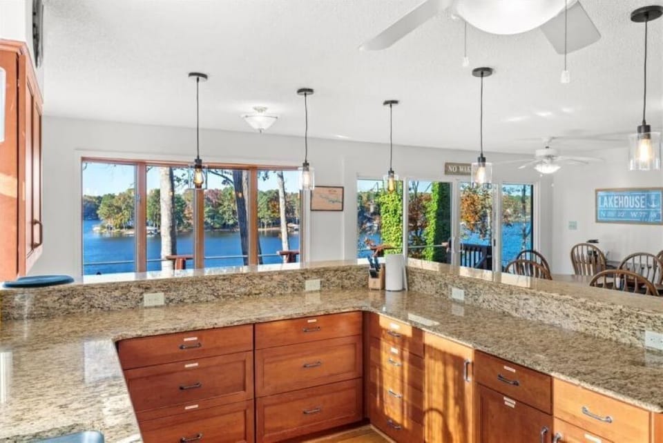 Great view from the kitchen while you do your meal prep.