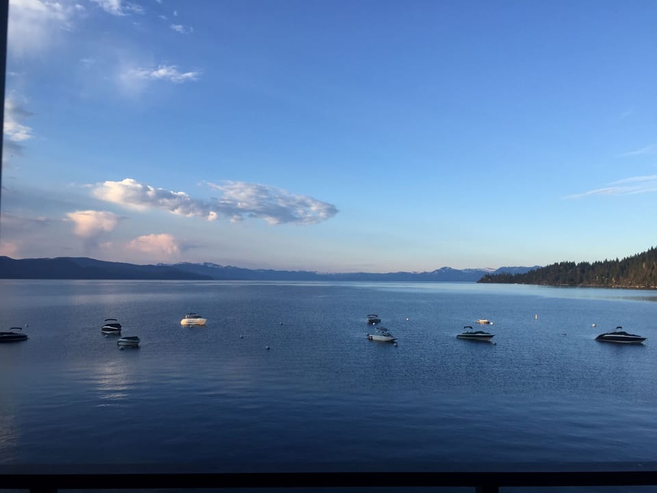 Beautiful deck view. 