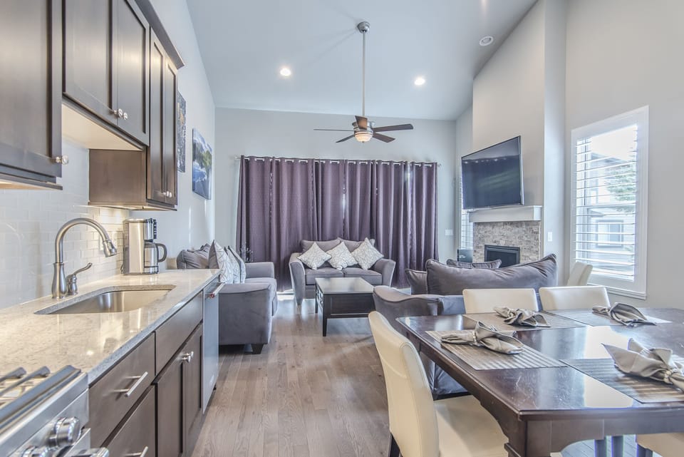 Open Floor Plan - Living area, dining area, and kitchen all come together nicely with the open floor plan.