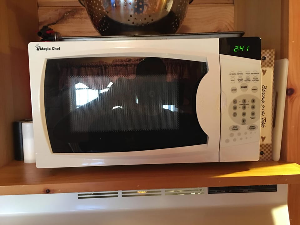 Microwave you bring the popcorn!