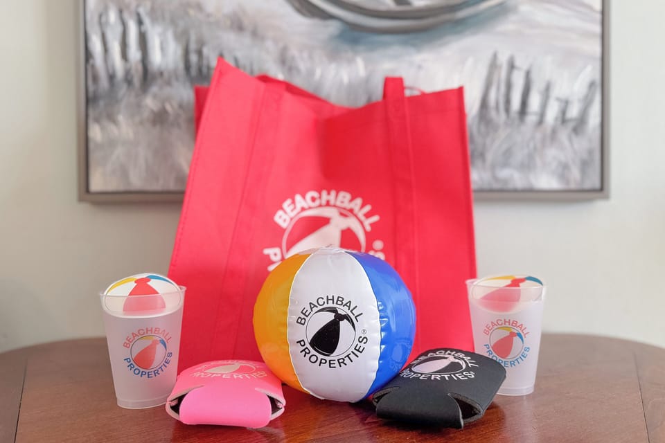 Beachball swag bag!