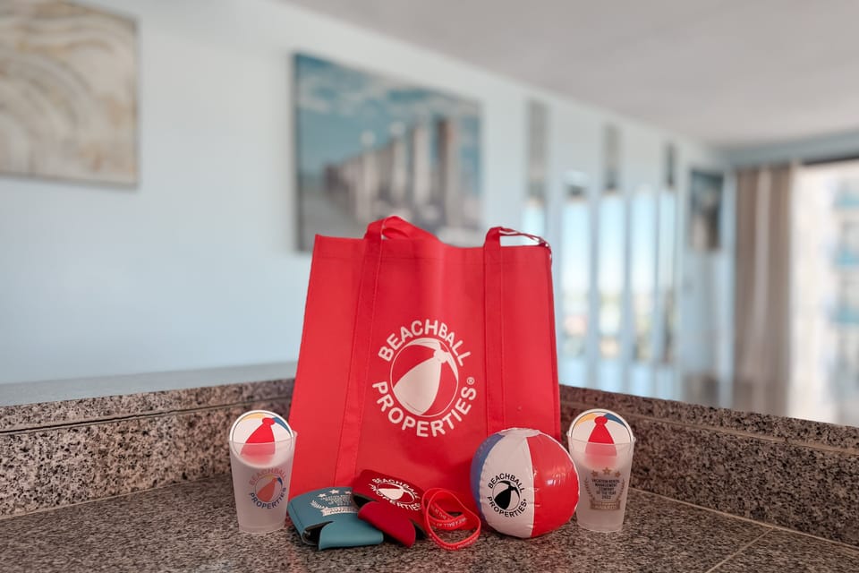 Beachball swag bag!