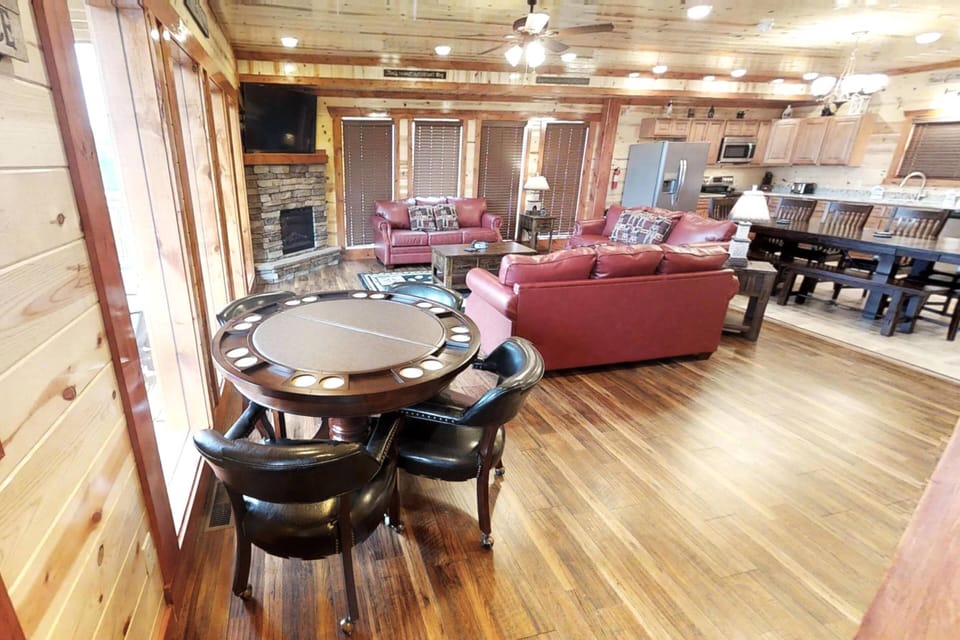 A card table for the competitors! Play a round of Texas hold 'em, UNO, or any of those favorites!