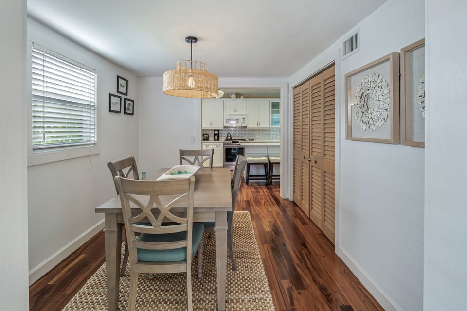 Updated dining room for meals at home!