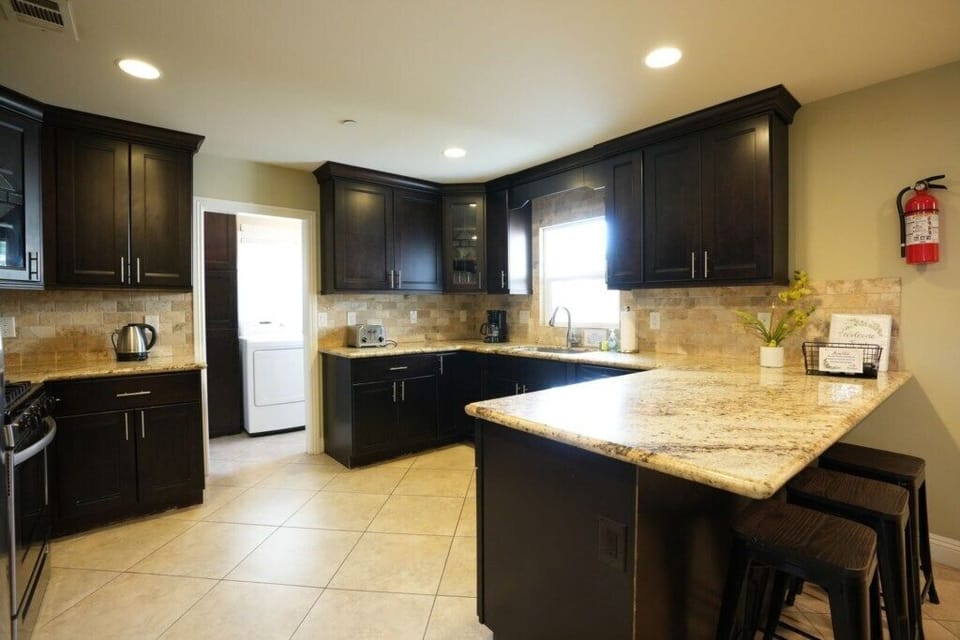 Upgraded Custom Kitchen with Stainless Steel Appliances view 2
Kitchen Looking into the Dining Room