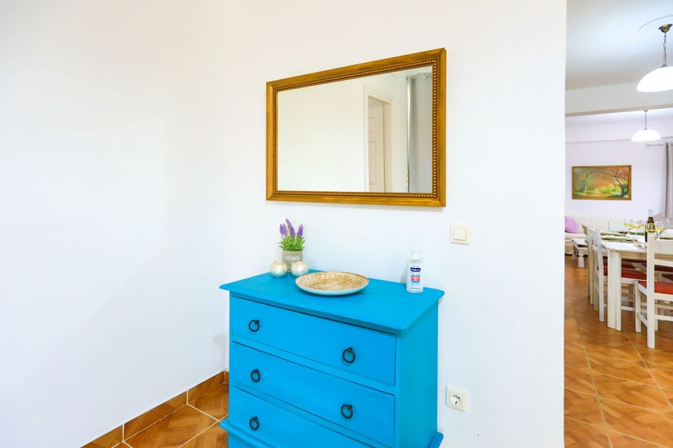 Sky blue functional Dresser