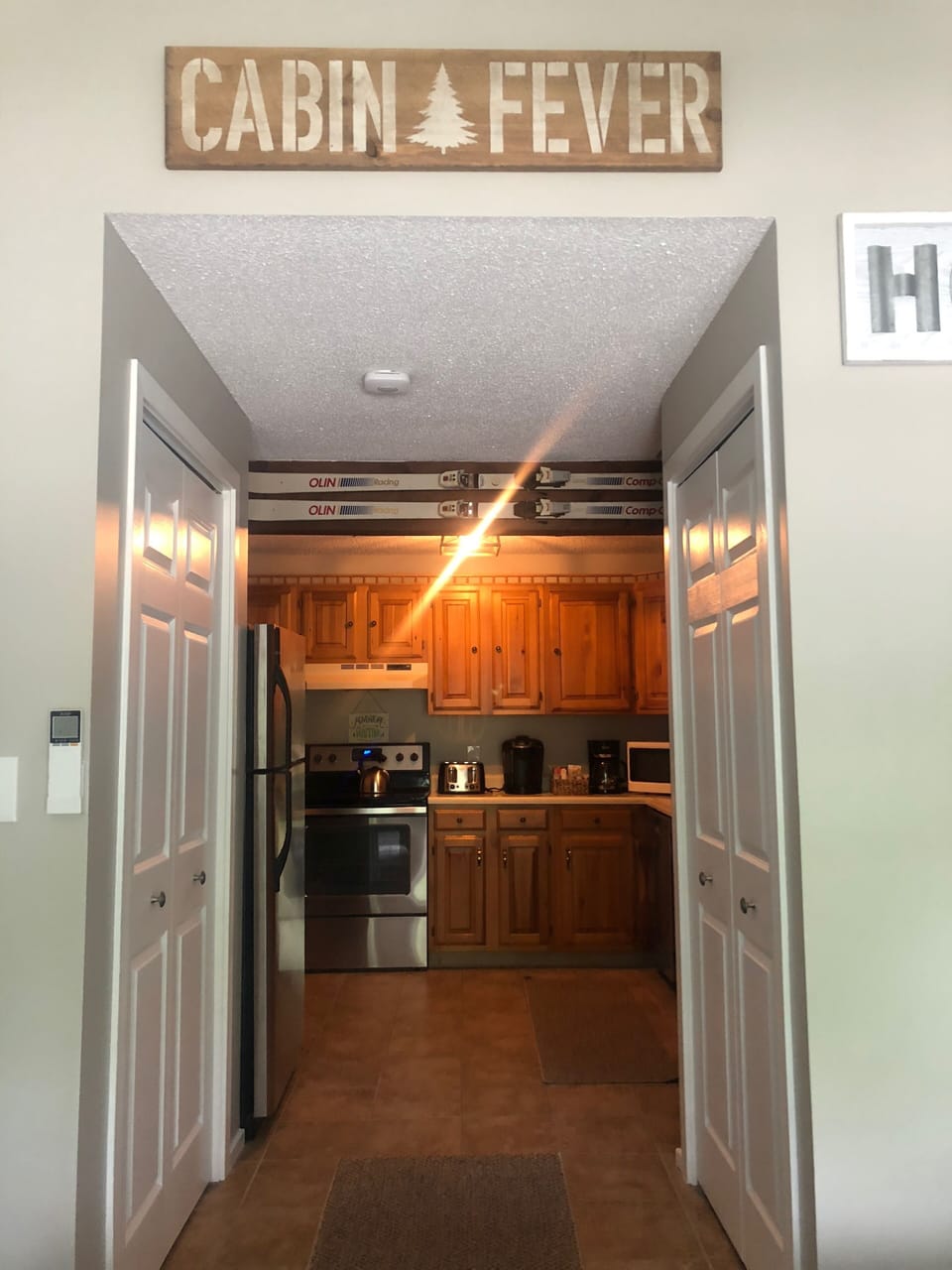 Kitchen view from dining area