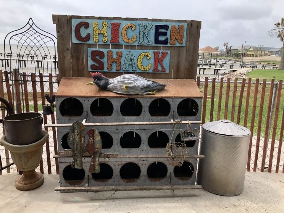 Chicken shack in honor of my father, Paul Reimer