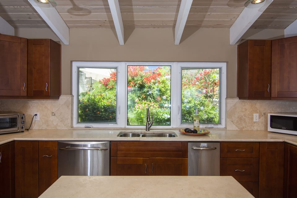 Kitchen View of Garden