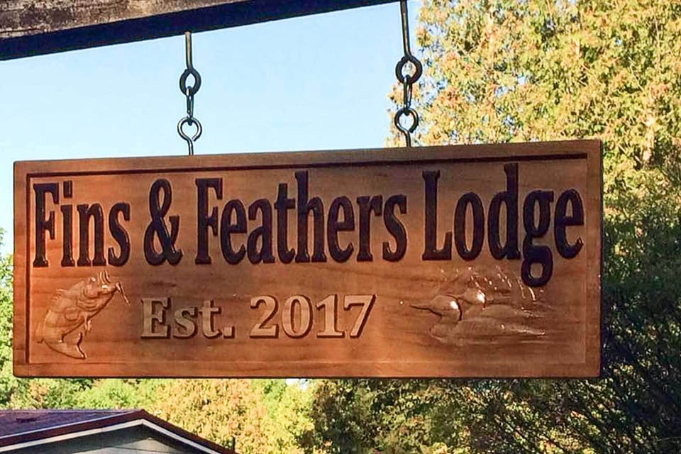 'Fins & Feathers Lodge'
