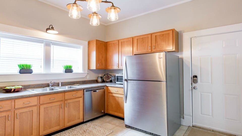 We have microwave, Keurig and French press coffee makers