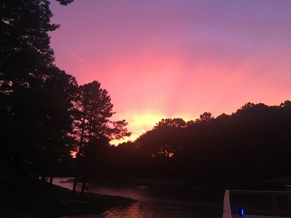 Beautiful Sunset taken right from the cove