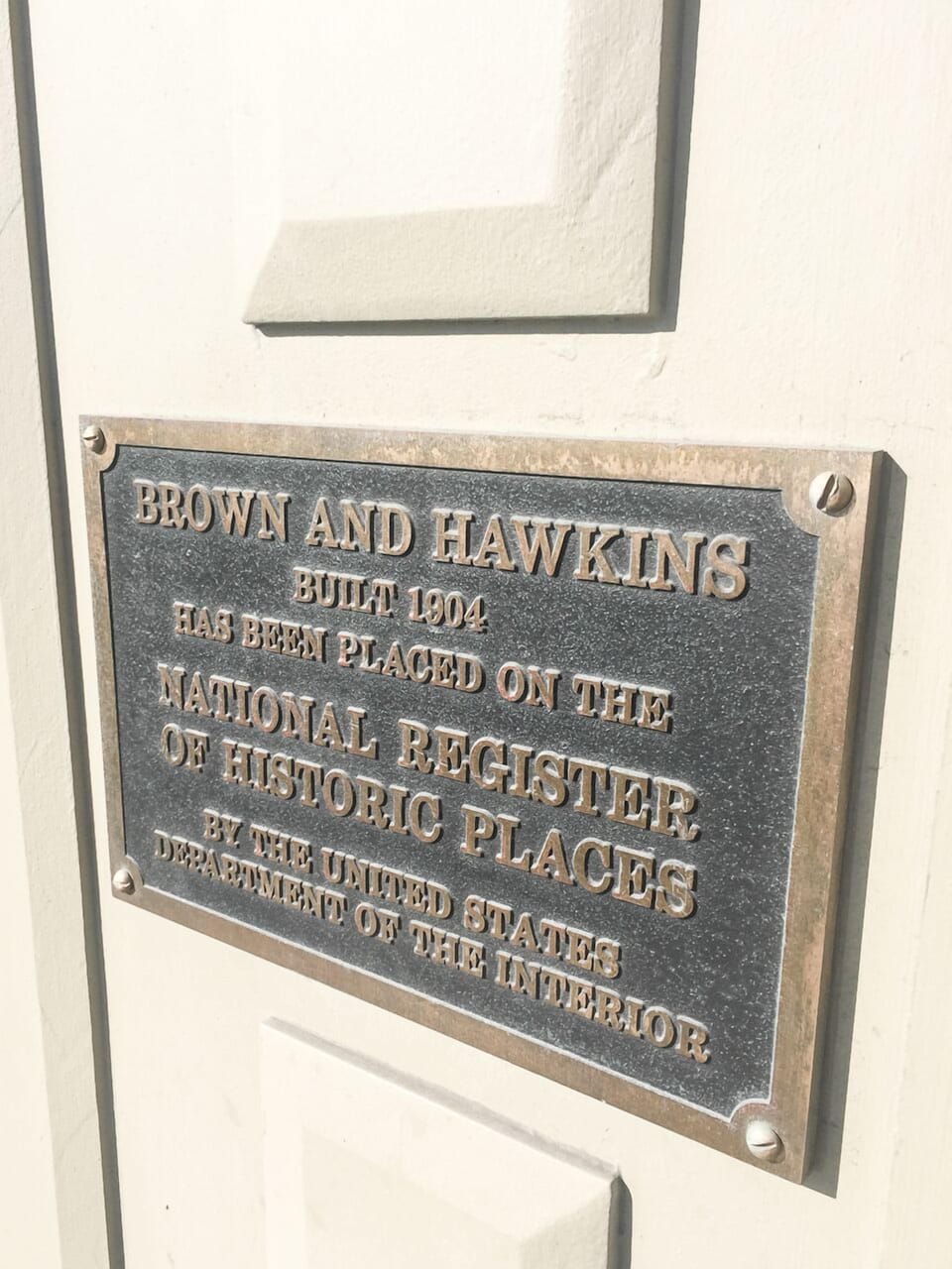 Brown & Hawkins - National Register of Historic Places