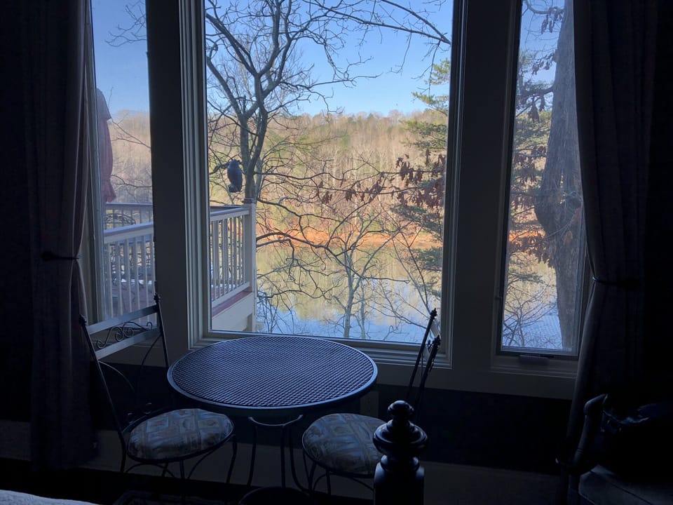View from main level bdrm