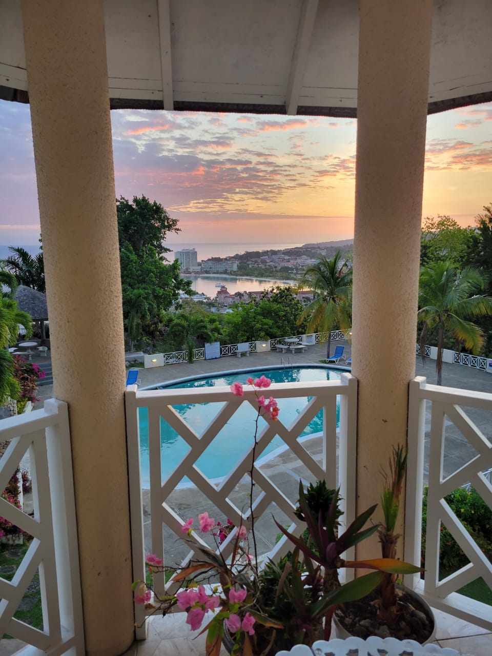 Admire stunning sunsets from your balconies