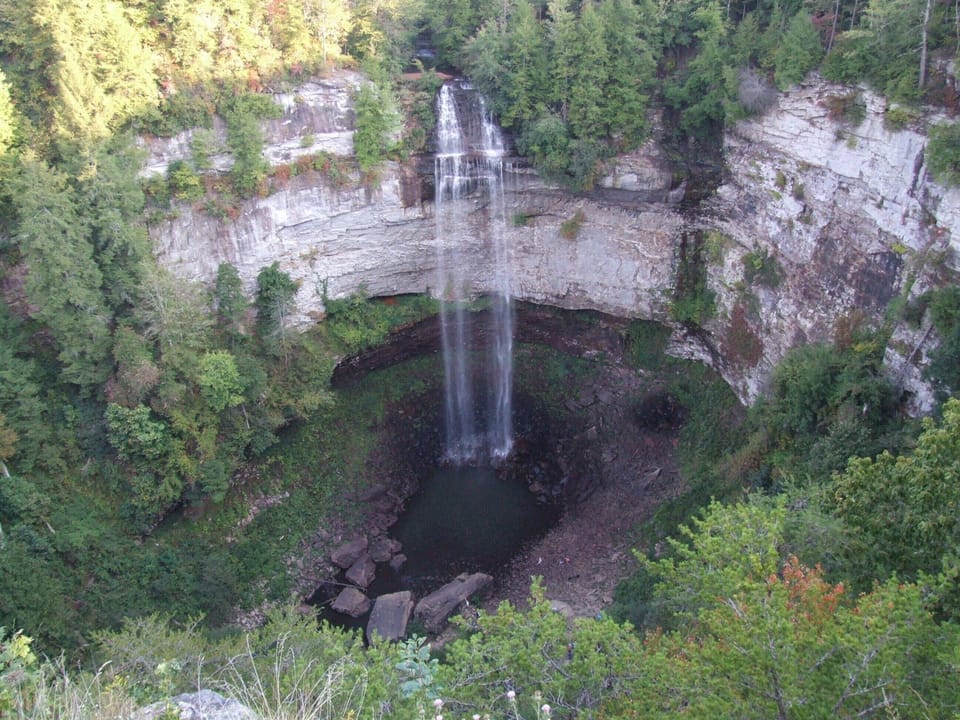 Fall Creek Falls - main waterfall.