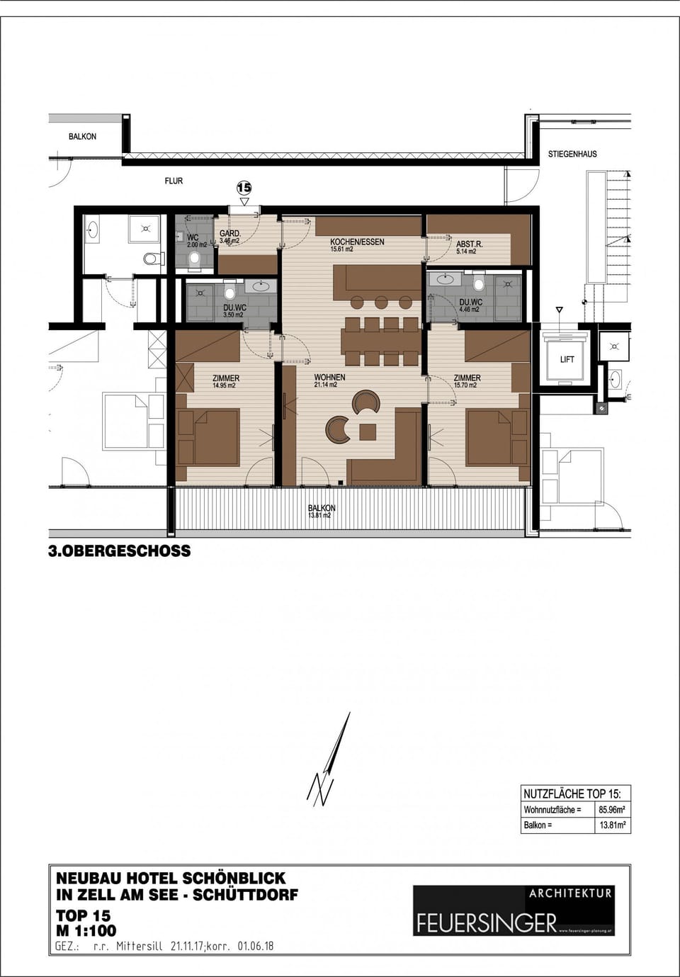 Top 15 Floor plan Schönblick Residence