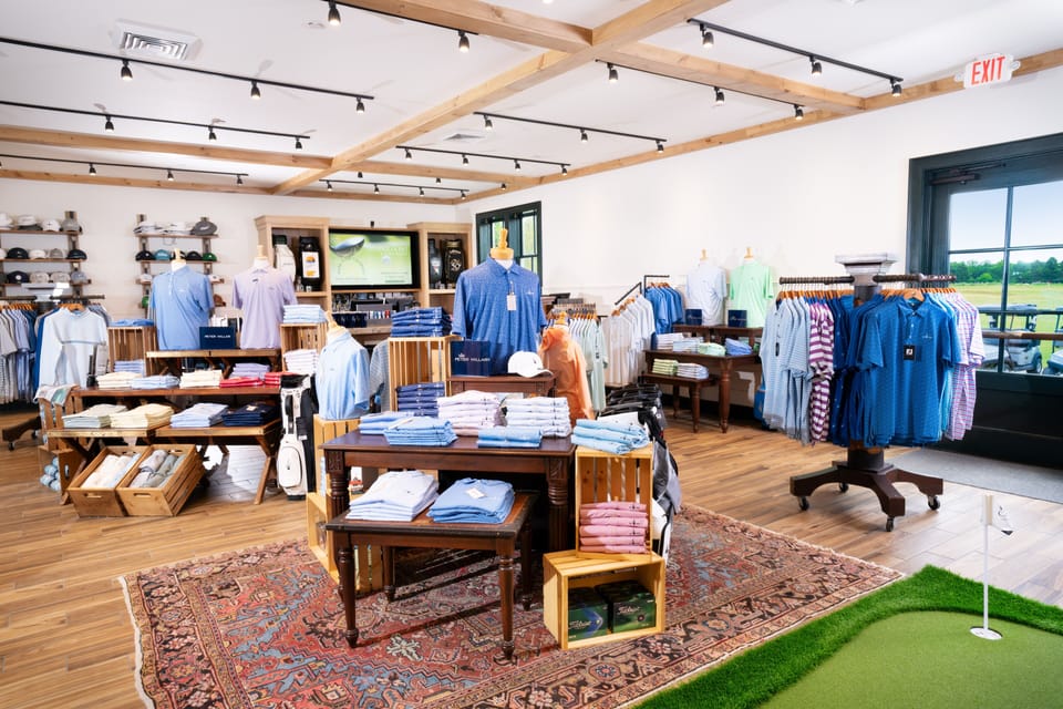 Bay Creek Club Golf Shop - Be sure to stop by the expansive Bay Creek Golf Shop to check out the latest golf apparel and gear on the shelves.
