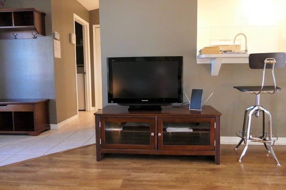 TV in the living room (only local channels)