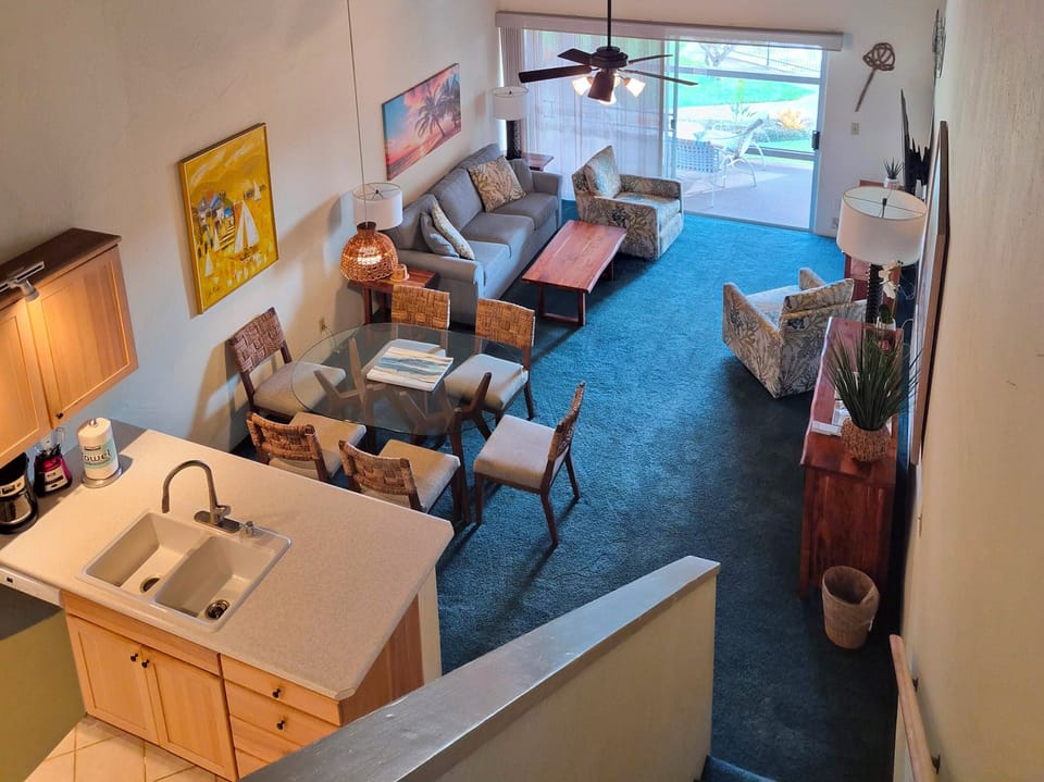 Living Room from Second Floor Landing - Living Room from Second Floor Landing
