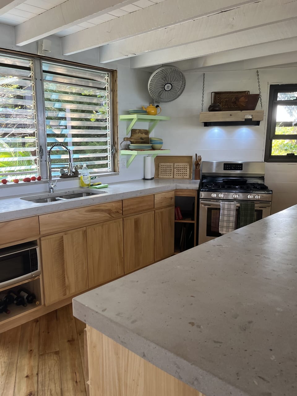 Concrete countertops