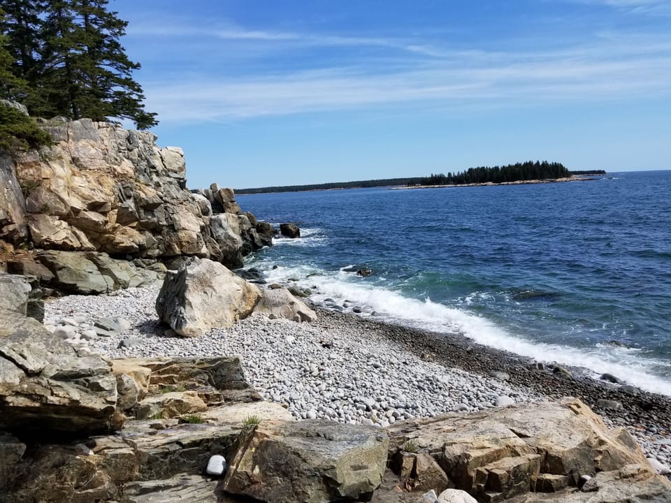 Acadia National Park in Winter Harbor area