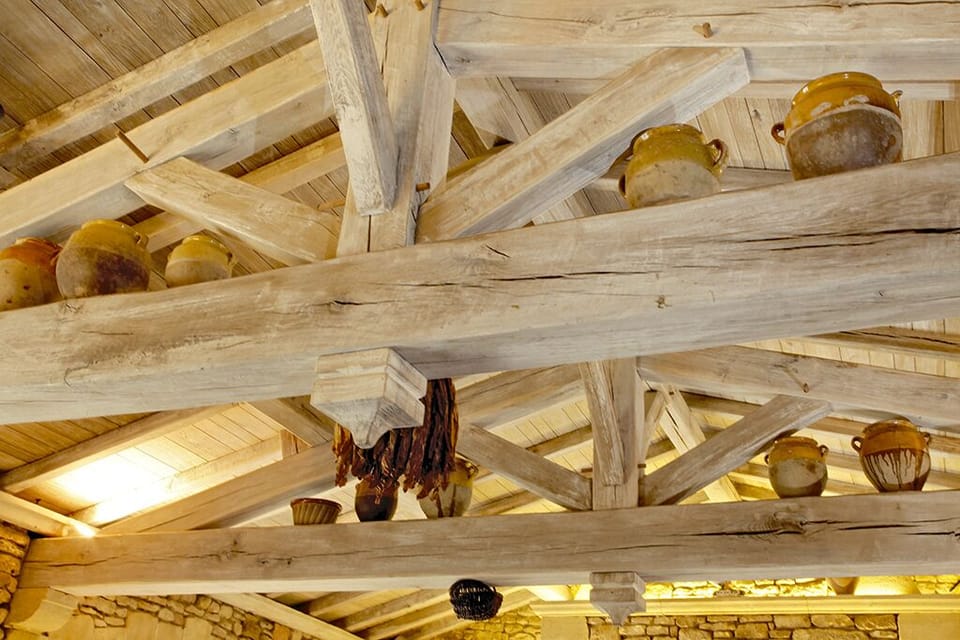 Les charpentes en chêne / Oak tree beams