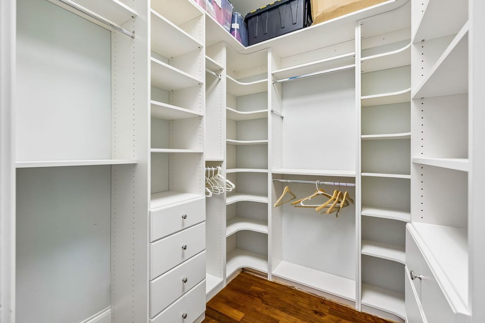 Unpack and settle in with generous closet space designed to keep your belongings organized and accessible throughout your stay.