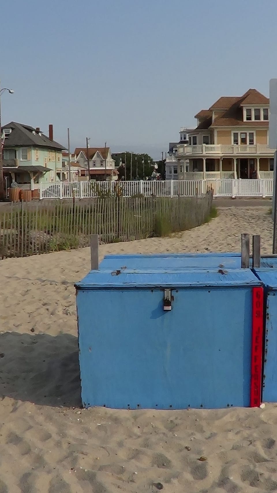 Beach Box located at Jefferson Street beach entrance-available  May to September