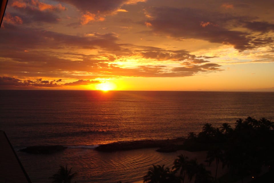 Sunset from the lanai
