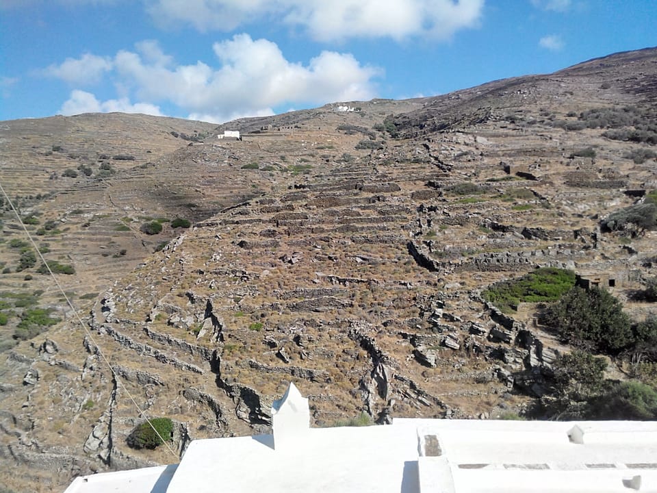 View from the house - Ancient dry stone terraces