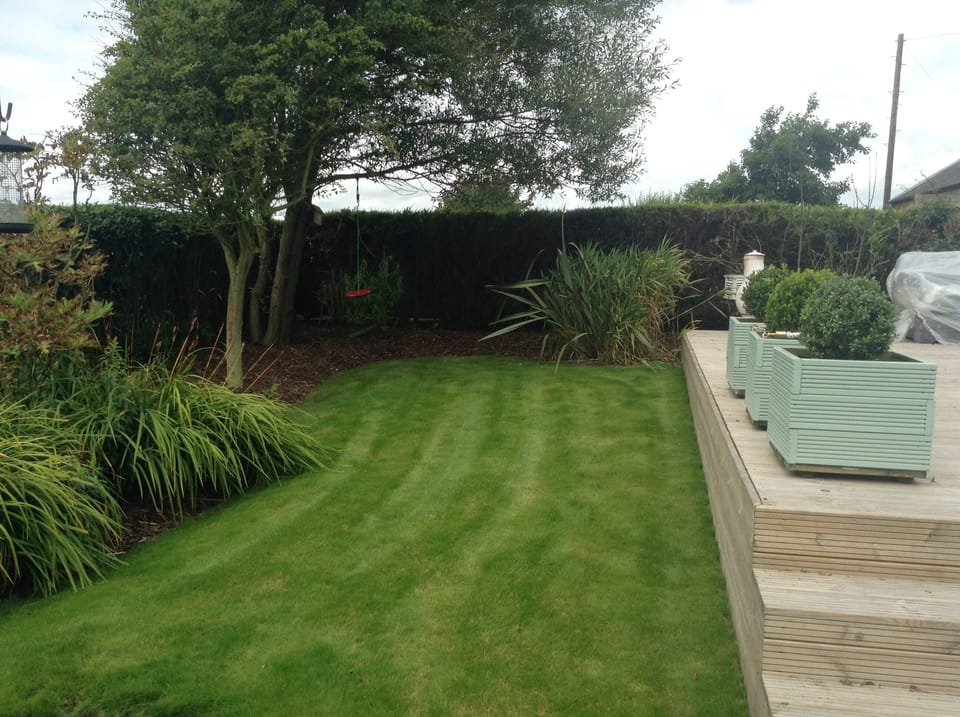 The garden is very private and safe.