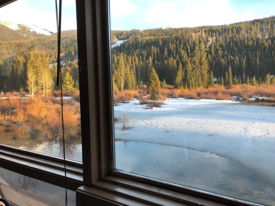 Beautiful slope views during Winter.