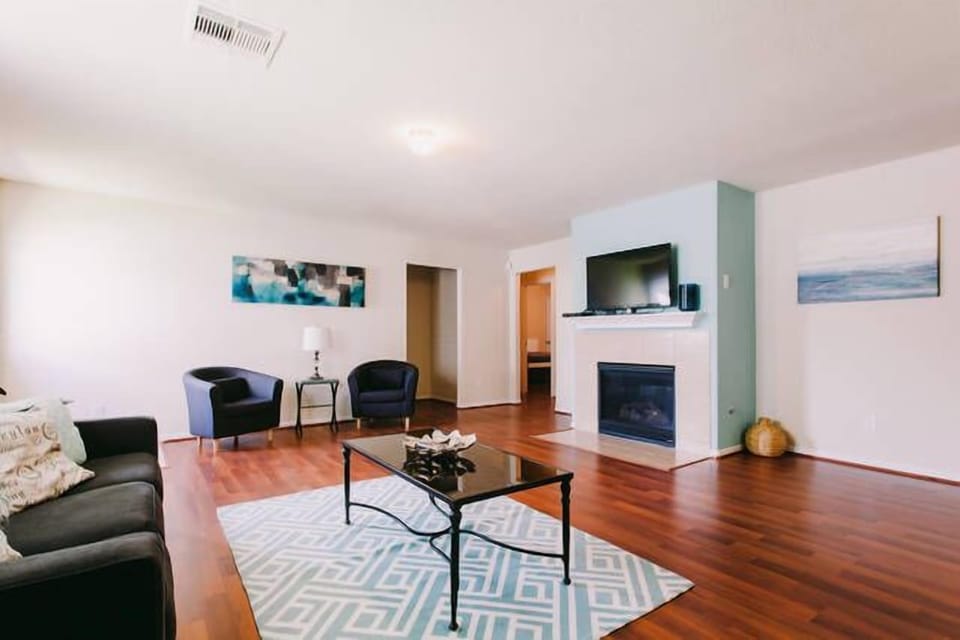 spacious, minimalist design living area