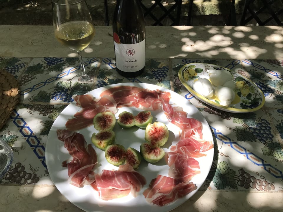 You’ll find the sweetest figs at the property. Cherries, pomegranates, quince.