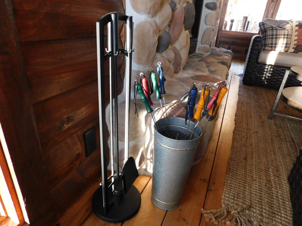 Four Season Sun Room Wood Fireplace