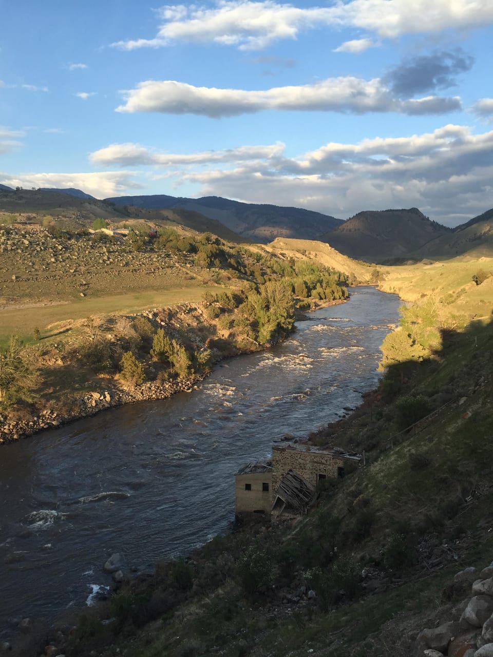 Sunset from the deck taken in the Spring.