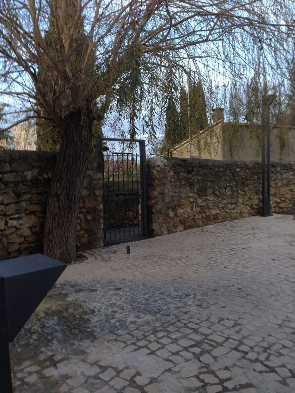 Entrance of the building via gate