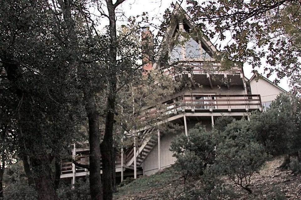 View of the backside of the home